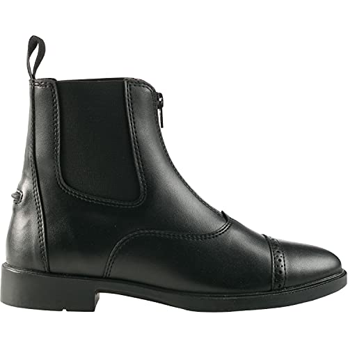 Foto von HORZE Damen Reitstiefelette Wexford, Jodhpur Stiefel mit Reißverschluss, Schwarz, 38