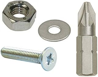 AHC 12mm Button Head Bolts / Screws (4 Pack) M12 x 50mm A2 Stainless Steel Socket Allen Key Dome Head Bolt Free Allen Key, Nuts and Washers