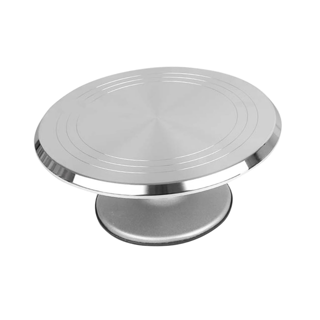 e Rotazione a 360 Gradi Design Antiscivolo in Lega di Alluminio 30 Cm per Torta per Decorazione Dolci e Pasticceria