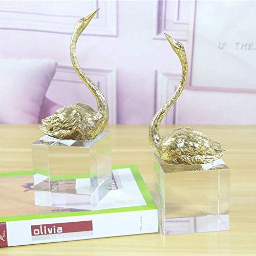 Serre-livres cygne en cristal, cadeau idéal pour bibliothèque - 3
