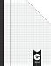 Cahier de Travaux Pratiques 17x22 Grands Carreaux et Pages Unies: Cahier de Poésie | Une page pour écrire et l'autre page blanche | 110 Pages - 55 Feuilles - Rinke, Felda