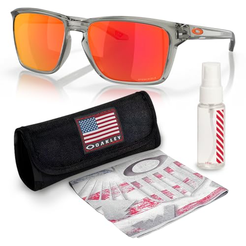 Oakley Sylas Rectangle Sunglasses Grey Ink/Prizm Ruby