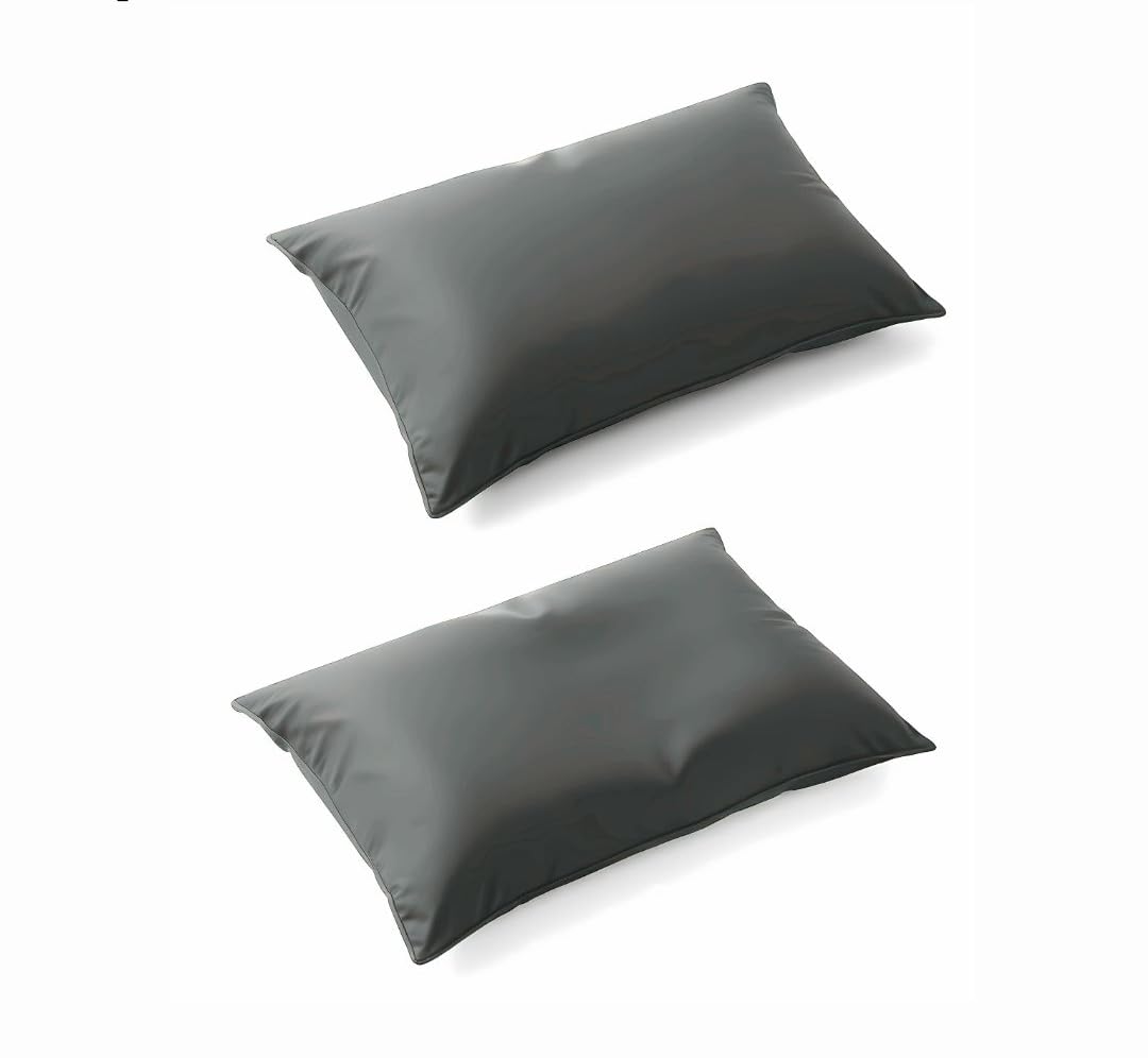 Empire Linens Toddler Pillowcase – 100% Cotton Soft Pillow Cover for Kids | Zippered Closure | Breathable & Washable | Fits Toddler Pillow Cover (Dark Grey, 13x18 Inch)