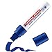 Produktbild edding 4090 Kreidemarker - blau - 1 Kreidestift - Keilspitze 4-15 mm - breiter Kreidestift für Tafel abwischbar - zum Beschriften von Fenster, Glas, Spiegel - Tafelstift mit deckenden Farben