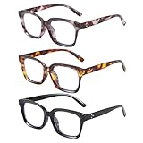 Generisch 3pcs Blaulichtfilter Brille, Stylish Brille Blaulichtfilter Ohne...