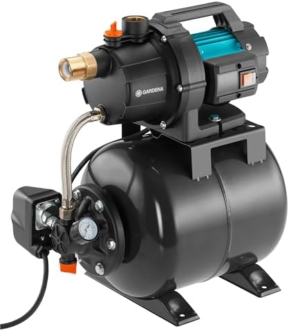 Gardena Hauswasserwerk 3700/4: Pumpe zur Hauswasserversorgung mit...