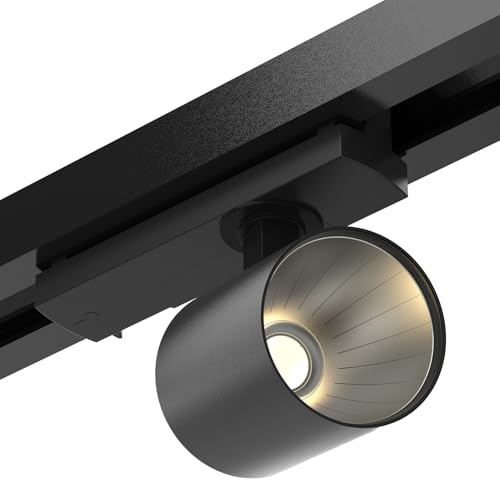 Projecteur sur rail LED 30W triphasé 4 fils 4650 lm pour luminaire de magasin