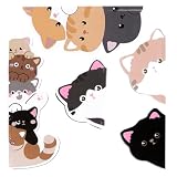 Jingyash Segnalibri Magnetici per Bambini - Segnapagine a Clip con Disegno di Gatto,Segnapagine per Pagine Libri | Per l'Angolo della Lettura, Diario, Agenda, Scuola, Chiesa, Club, ed Bibliote