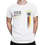⚽Anlässe: Deutscher Tshirt Herren ist eine perfekte Wahl für Fußballspiele, Fan-Meetings, Fans Party und Spieltage. Ideal für Fußballspiele, EM und WM, nationale Feiertage und den Alltag. Dieses Nationalteam Trikot / T-Shirt passt zu jedem leidenschaftlichen Fan. Anfeuern für dein Lieblings Fußballspieler.