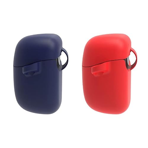 GMUJIAO Etui na JBL TUNE FLEX,silikonowa obudowaM,ochronne etui z silikonu,JBL TUNE FLEX etui na słuchawki,360 pełna ochrona ciała-Czarny