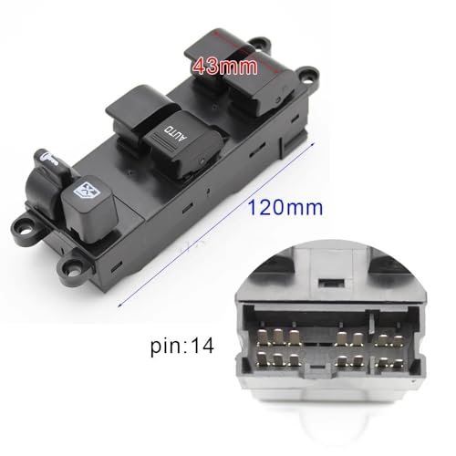 Interruptor de elevalunas para coche Xterra y Sentra modelos de 1999 a 2004 2