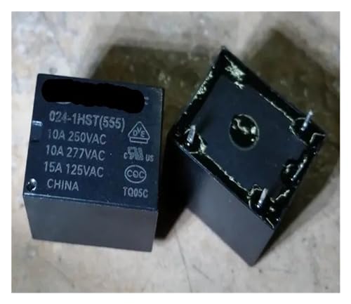 Relé de 4 pines JQC-3FF con conmutación estable T73-1A de 9VDC para aislamiento eléctrico