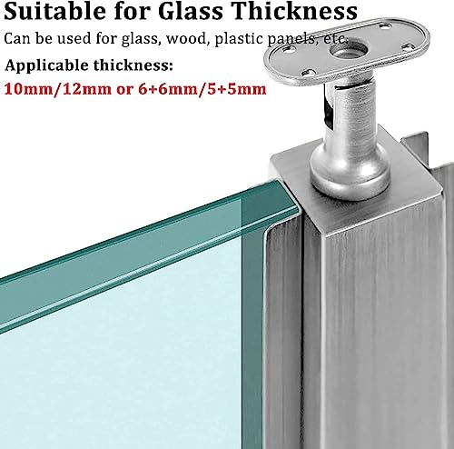Kit d'installation de balustrade de balcon en acier inoxydable durable - 6