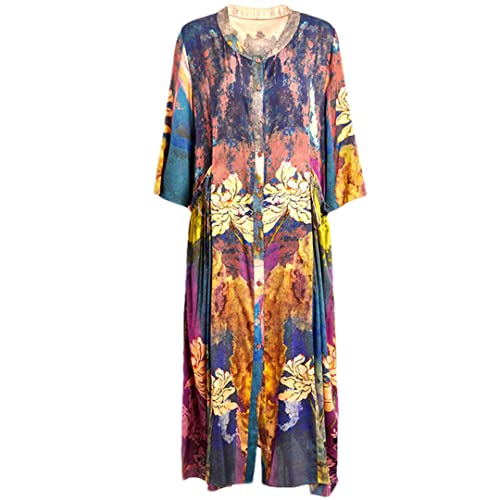 Robe longue femme fluide et confortable pour sublimer vos courbes en M