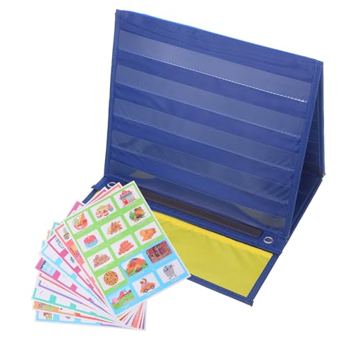 ABOOFAN Horario Visual Uso para y Resistente y Anti-desgaste en Tabla de Diaria de Poliéster y Pvc Adecuado para Uso y Escuela Casa Escuela