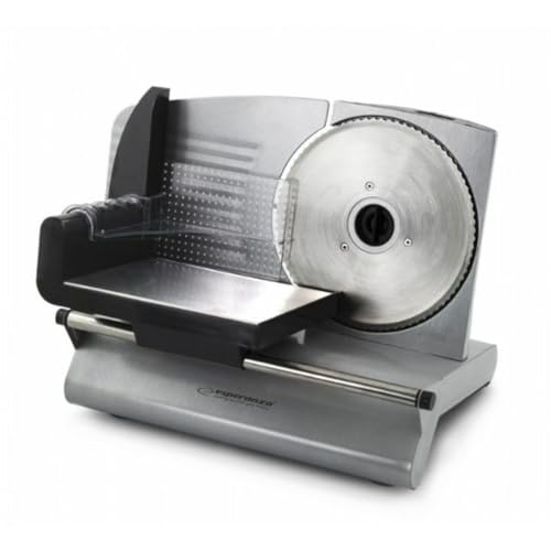 ESPERANZA EKM018K Slicer eléctrico Mortadella Robots de Cocina, Metal, Multicolor, Único