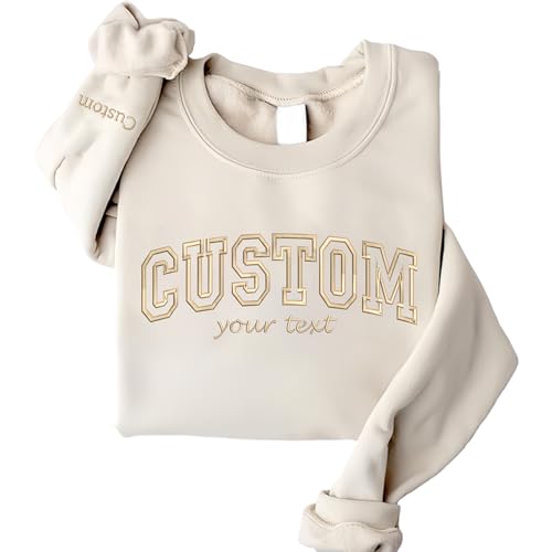 Custom Embroidered Hoodie Design Your Own, Personalized Embroidered Sweatshirt for Women Men, Personalized Gifts2
