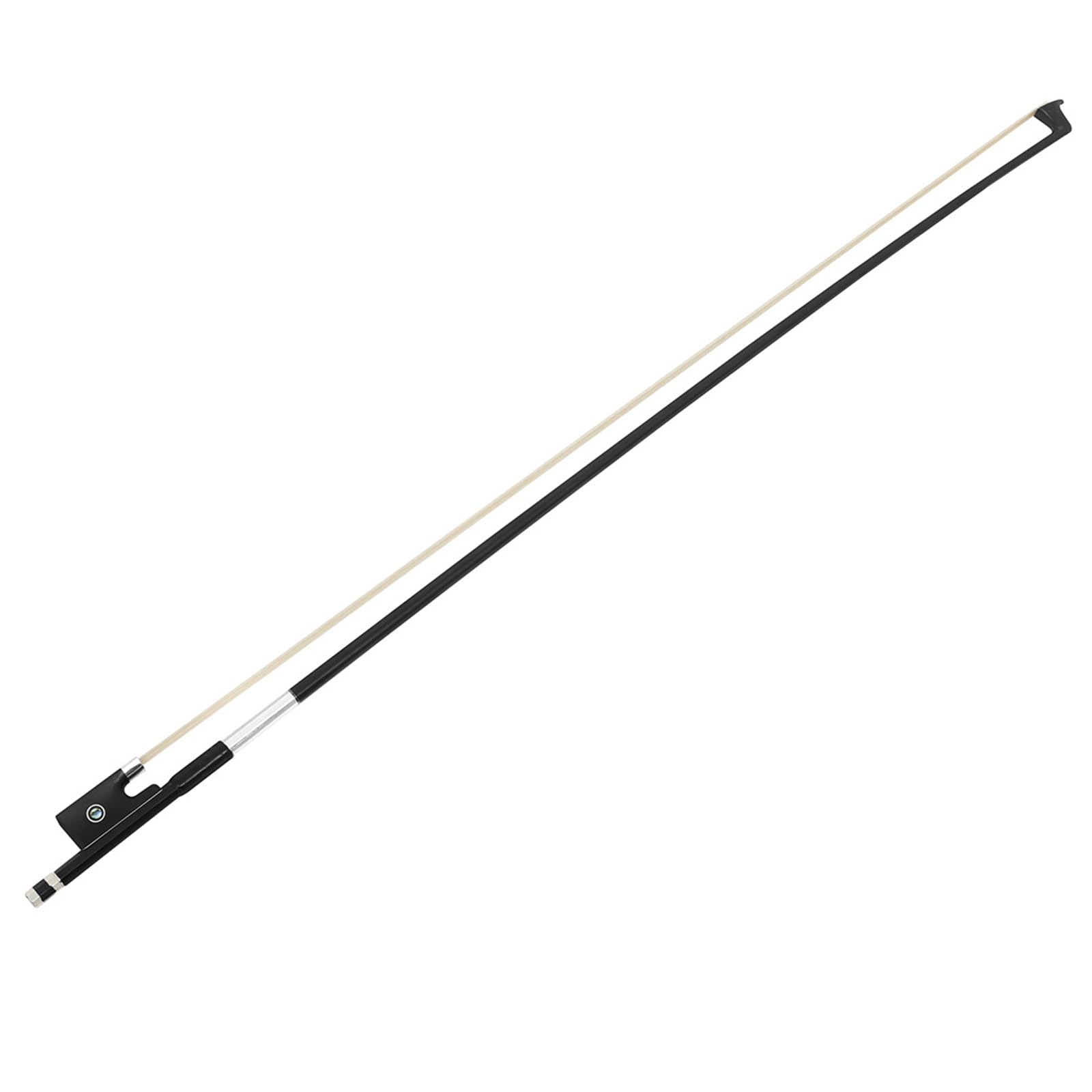 Archet Violon Archet de violon composite en fibre de carbone 4/4 arc octogonal en queue de cheval naturelle