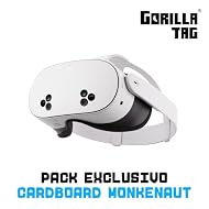 CARDBOARD MONKENAUT - Approfitta del nostro migliore bundle Gorilla Tag di sempre con questa esclusiva Amazon. Acquista Meta Quest 3S e ricevi degli articoli esclusivi, come i Gorilla Space Program Suit and Helmet, oltre a 2.000 SHINY ROCKS. ZERO CAV...