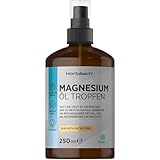 MagnesiumÖl Spray 250ml | 100% Natürlich Reines Öl | Magnesiumchlorid | Vegan & Ohne Palmöl | Horbaach
