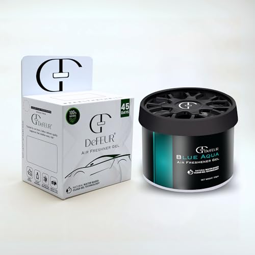 Image of Blue Aqua Gel Car Perfume | 120g Leakproof Air Freshener | Aqua Scent Car Perfume | Long-Lasting 30 Days | Premium Car Accessories | Pack of 2