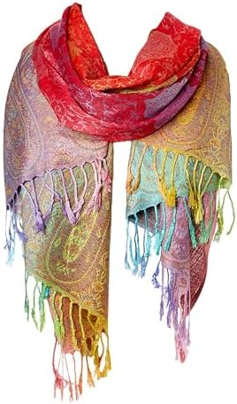 Goood Times Fashion Women's Silk Scarf Luxury Satin Shawl Wraps