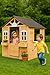 ONVAYA® Kinderspielhaus aus Holz ǀ mit Tür und Fenster ǀ Spielhaus aus Echtholz ǀ für DIY-Streichprojekte ǀ einfacher Aufbau ǀ Gartenhaus für Kinder