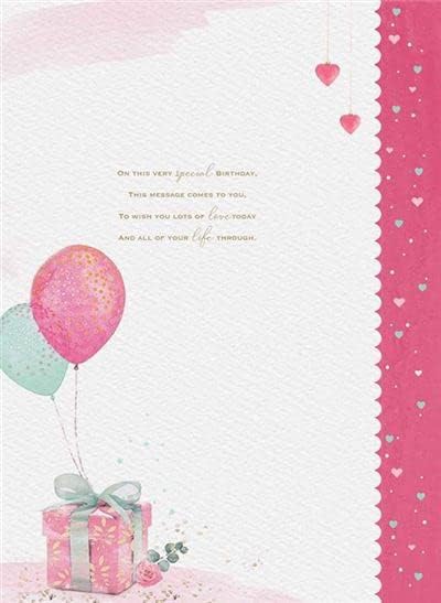 to A Special Granddaughter On Your 18th Birthday Boxed Beautiful Large Card