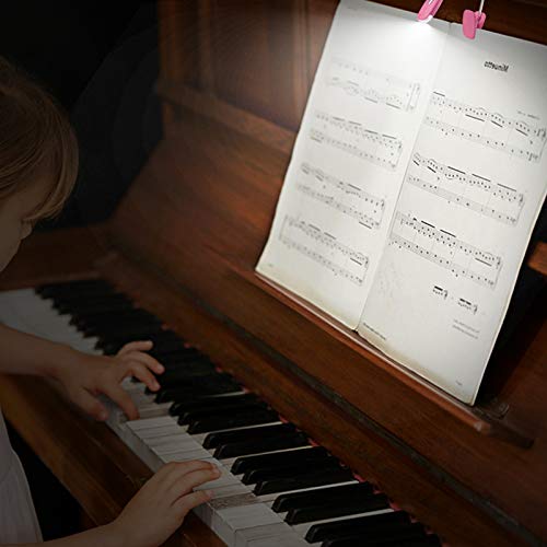 HONGUT Book Light for Kids Clip on Book Lights for Reading in Bed Book Lamp Portable LED Reading Light with 360° Flexible and 2 Brightness (3Pack Mini Reading Lights)