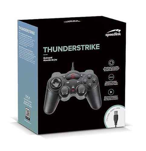 Speedlink THUNDERSTRIKE Gamepad - USB, black