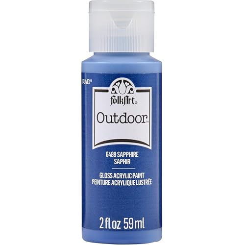 Folkart Acrylic Paint, Sapphire, 2 oz