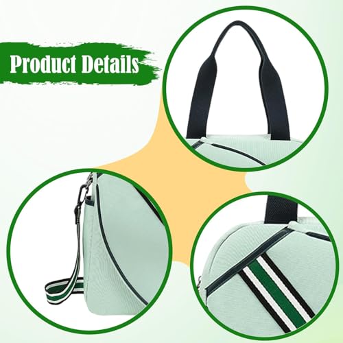 Bolsa de tenis con correa ajustable y cremallera resistente de tejido Oxford 3