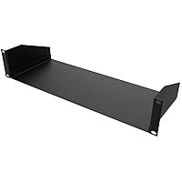 Audibax Pro Rack Shelf 2U - Ripiano 2U per Rack da 19 Pollici