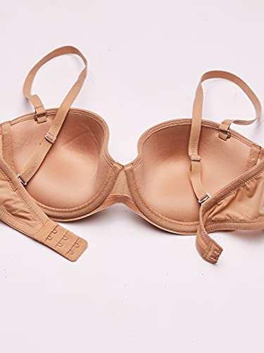 Calvin Klein Women's Naked Glamour Strapless Push-Up Bra, Buff, 30C #TOP4