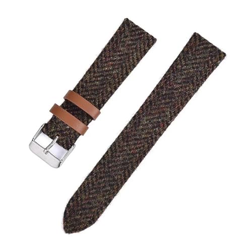 U[iCvohXgbv 18mm 20mm 22mm Be[WDuXbg Y fB[X NCbN[X Xgoh(Brown,18MM_GOLD BUCKLE)