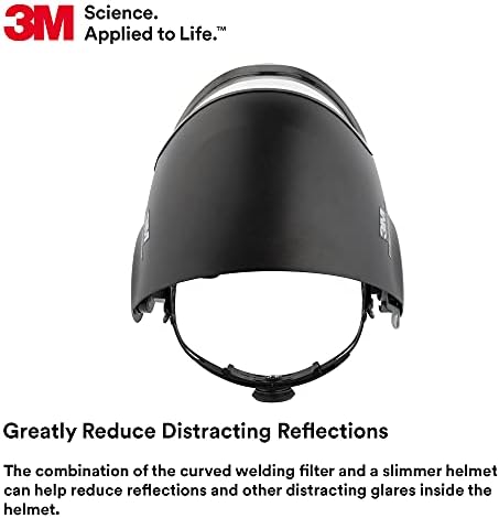 3M Speedglas 용접 헬멧 G5-02, 라이트 스테이트 2.5, 곡선형 와이드 뷰 ADF — 사진 3