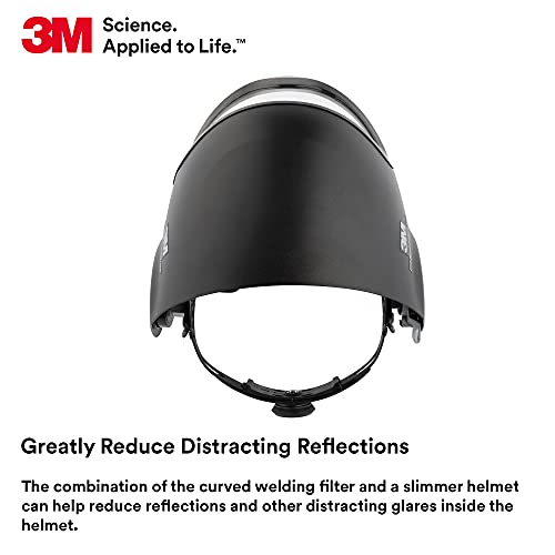 3M Speedglas Welding Helmet G5-02, Auto Darkening Welding Helmet Meets Iso 16321 Tig+ Standards, Light State 2.5, Curved Wide View Adf, Bluetooth Enabled, 4 Arc Sensors, Welding Helmet Bag, Black #TOP18