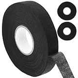 ULTECHNOVO 3 Rollen Selbstklebendes Hochtemperatur Kabelbaum Gewebeband 20mm X 25m Abriebfest Geräuscharm Korrosionsbeständig Stoff Isolierband für Kfz Elektroinstallationen