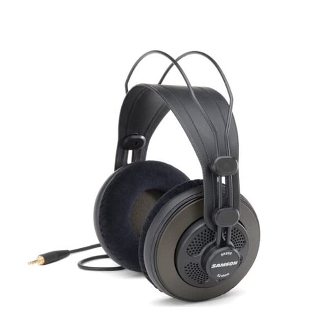 Electronic - Original HIFI Samson SR850 Mопitоring HIFI Headset Semi-Open-Back Headphones for Studio,with Velvet Earcup,without Retail Box (Samson SR850)