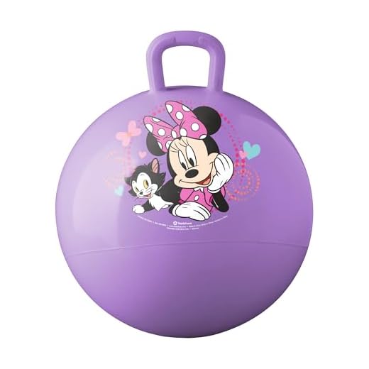 Hedstrom Minnie Mouse Happy Helpers Hopper Ball, Hop Ball for Kids, 15 Inch (55-73301AZ-A)
