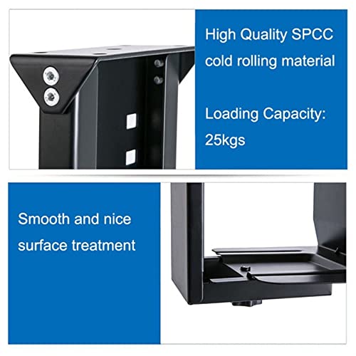 Soporte for CPU debajo del escritorio con ajuste de pared ultra resistente 4