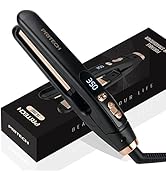 PRITECH Mini Flat Iron Portable Hair Straightener, Straightener with 13 Adjustable Temp(210°F-450...