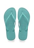 Absatzform: Flach Havaianas Mädchen Slim Zehentrenner, Grün (Lake Green), 29/30 EU