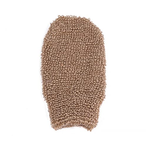 Gant de toilette exfoliant naturel - Gommage visage et corps - Soin de la peau homme & femme - Gant en crin de jute - Spa & Hammam - Convient à tous les types de peaux - Massage corporel haute qualité