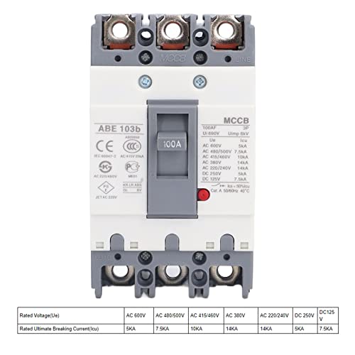 Disjuntor MCCB, disjuntores 3P Plástico termofixo BMC para circuitos