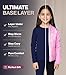 Thermajane Thermal Underwear for Kids Long Johns, Girls Thermal Underwear Set, Base Layer Kids Long Underwear (Grey, Medium)
