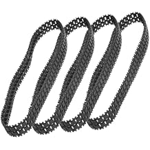 DIY Tank Tracks Set 4 Pieces Rubber Tank Wheels for DIY Robot Track Replacement
