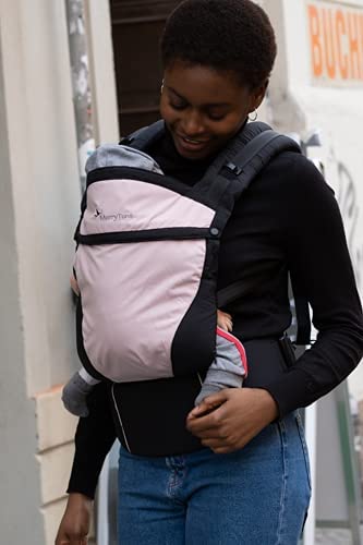 Babydrager (All Season - Misty Rose) 3-in-1 kinderdrager ergonomisch, 500 g licht, verstelbare riem, mesh-materiaal en… - Image 6