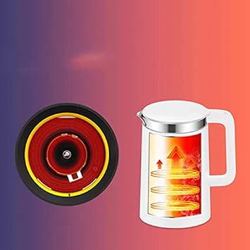 Electric Kettle Smart Constant Temperature Control Kitchen Water Kettle Samovar Thermal Insulation Teapot (Wit One Size)
