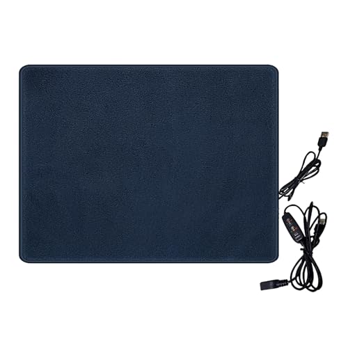 USB Heating Pad 5V Electric Cloth Heater Rechargeable Hot Pack Heated Bag Foldable Hand Warmer Body Heating Pad 3-Level Adjustable Temperature Heat Mat for Pet Warmer, Neck, Back, Abdomen, Lumbar